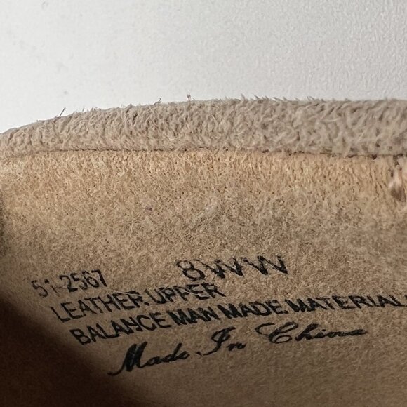 Bella Vita Womens 8 WW Taupe Suede Leather Kitten Heel Pumps Buckle Minimalist - Picture 10 of 12